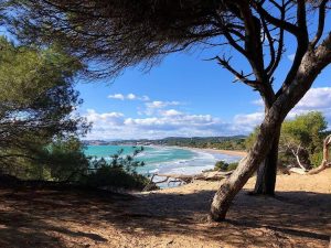 La platja Llarga de Tarragona compta amb 3 quilòmetres de platja, un lloc perfecte on caminar tot arribant fins al Bosc de la Marquesa, el regal final.