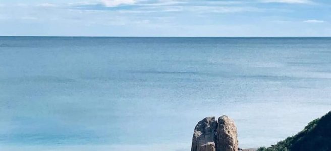 Bon dia amb aquesta bonica imatge de l'11 de novembre de @bonavistamar d'una de les 25 #cales de la #costa natural de l'#AmetlladeMar, sabríeu dir-nos quina és?.